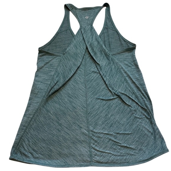 Lululemon Athletica Green Sleeveless‎ Backless Tank Top - Picture 2 of 4